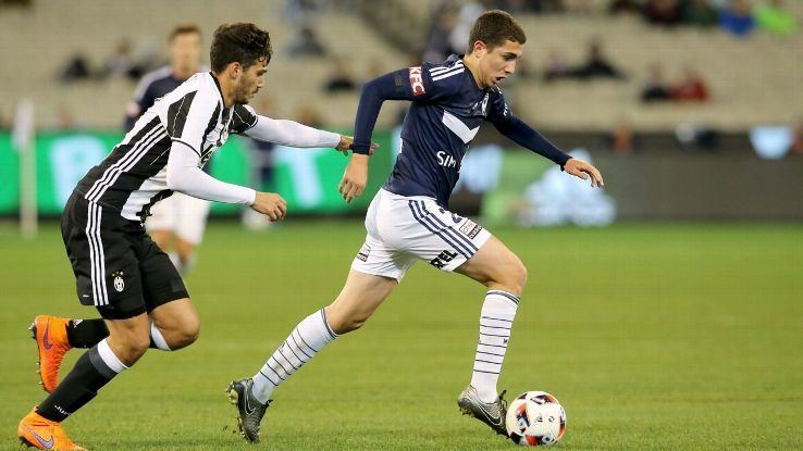 Sebastian Pasquali Teenager Sebastian Pasquali shines for Melbourne Victory vs Juventus
