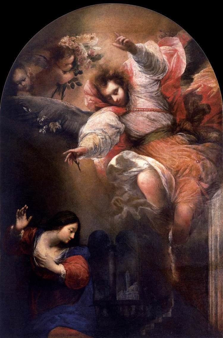 Sebastiano Mazzoni Annunciation by MAZZONI Sebastiano