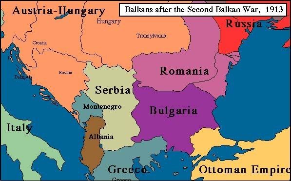 Second Balkan War Balkanmaps