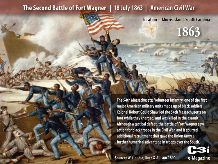 Second Battle of Fort Wagner The Second Battle of Fort Wagner 18 July 1863 American Civil War