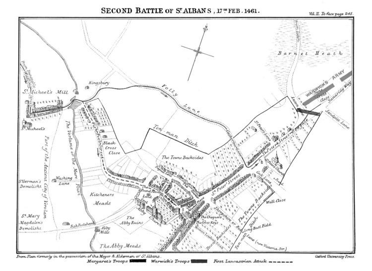 Second Battle of St Albans FileMap for Second Battle of St Alban39s by Ramsayjpg Wikimedia