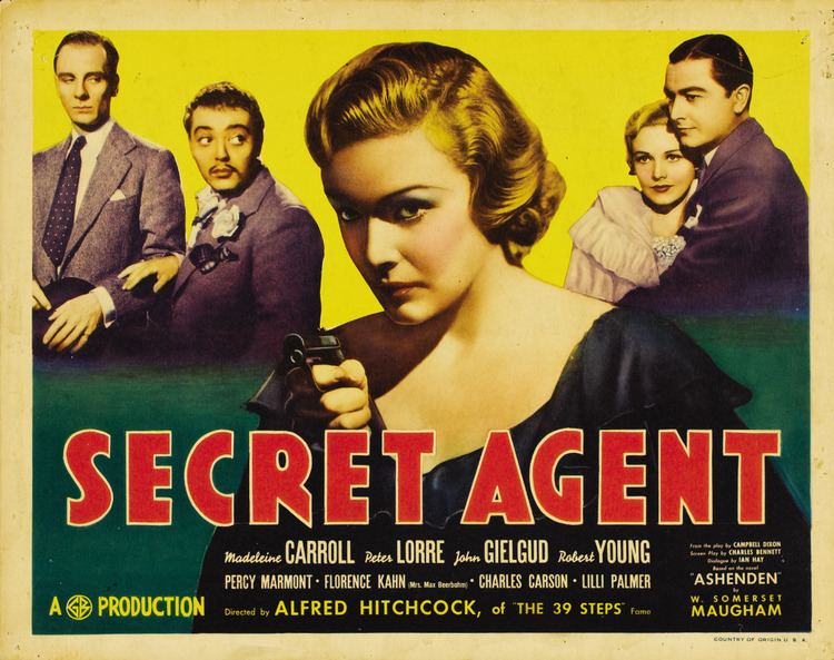 Secret Agent (1936 film) Secret Agent 1936 film Alchetron the free social encyclopedia