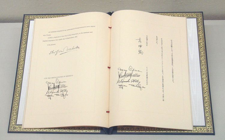 Security Treaty Between the United States and Japan