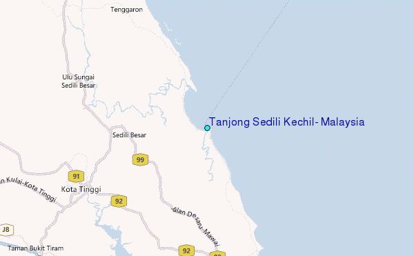 Sedili Tanjong Sedili Kechil Malaysia Tide Station Location Guide