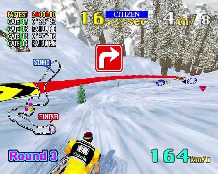 Sega Ski Super G SEGA SKI SUPER G SEGA Model 2 HD Advanced Gameplay YouTube