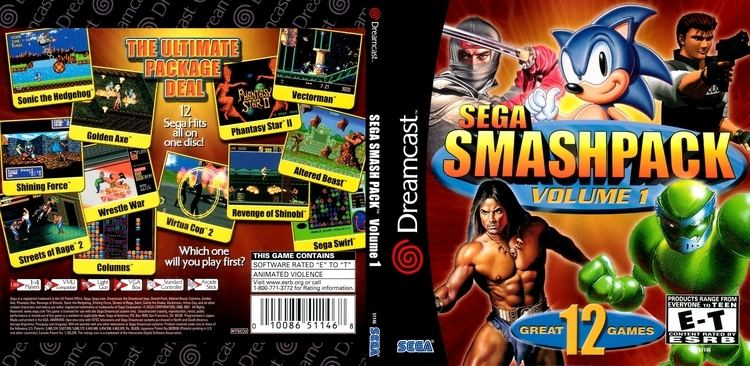 Sega Smash Pack wwwemuparadisemedccovers164Sega20Smashpack