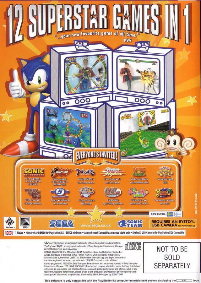 Sega Superstars Sega SuperStars Box Shot for PlayStation 2 GameFAQs