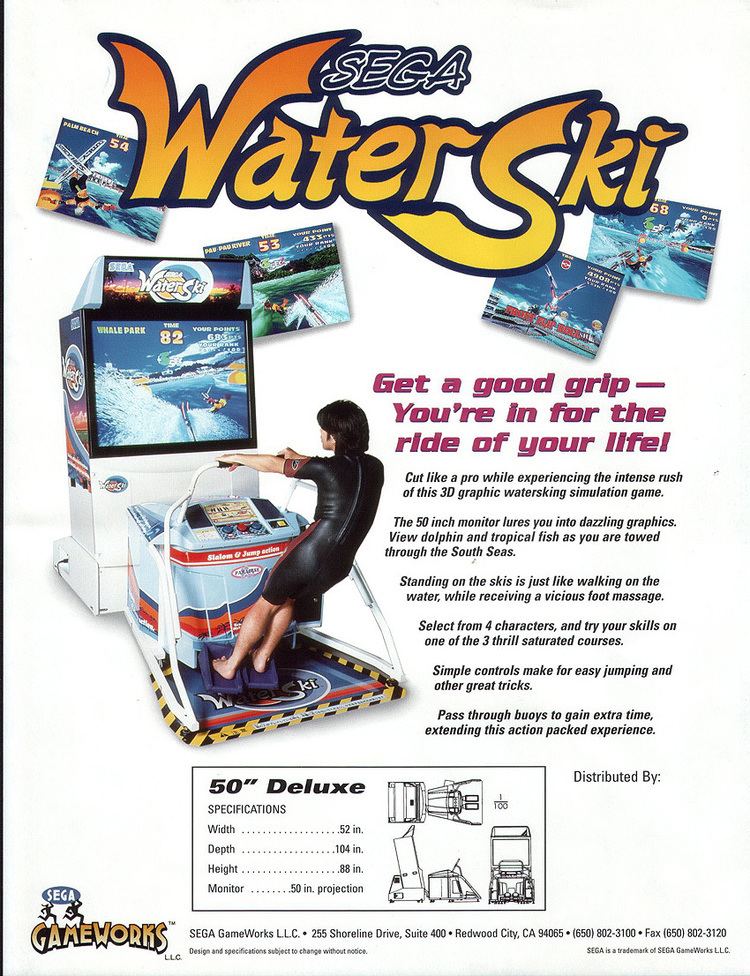 Sega Water Ski The Arcade Flyer Archive Video Game Flyers Sega Water Ski Sega