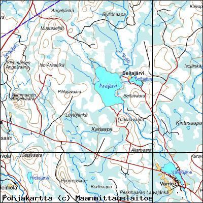 Seitajärvi Savukoski Seitajrvi ruutu 749353 Lintuatlas