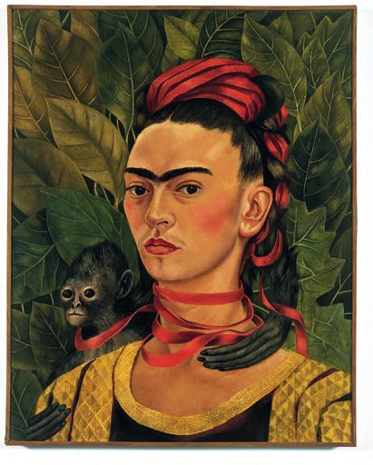 Self-Portrait with Monkey Frida Kahlo Self Portrait With Monkey 1940 More info