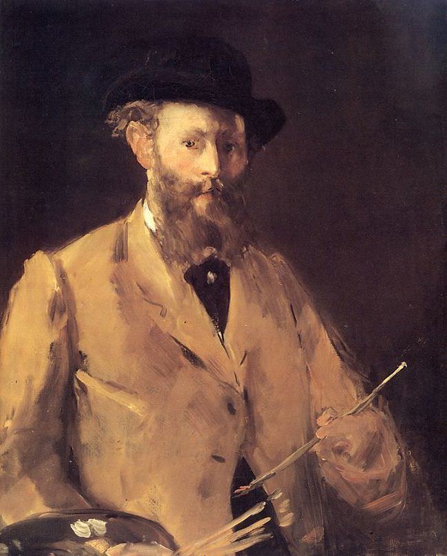 Self-Portrait with Palette (Manet) wwwmanetorgimagesgalleryselfportraitwithpa