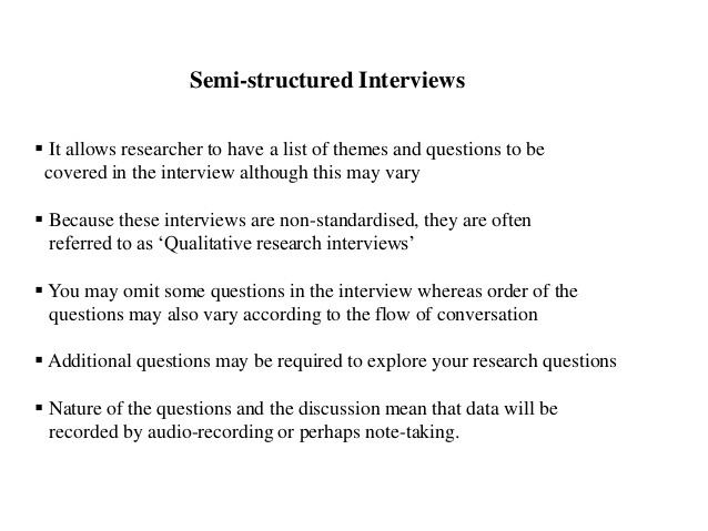 Semi Structured Interview Alchetron The Free Social Encyclopedia