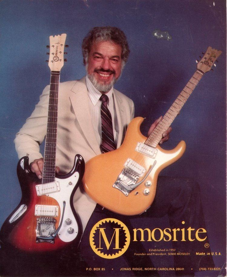 Semie Moseley THE UNIQUE GUITAR BLOG Mosrite Guitars and Semie Moseley
