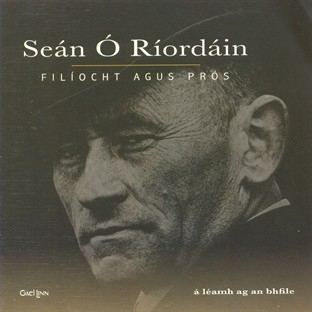 Seán Ó Ríordáin Irish Writers Online Rordin Sen