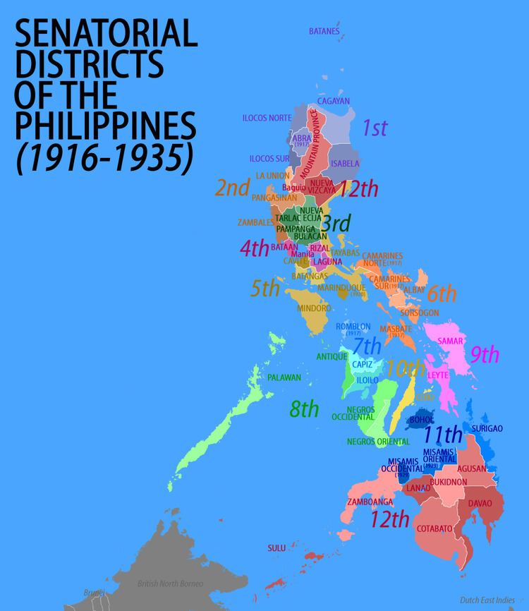 Senatorial districts of the Philippines