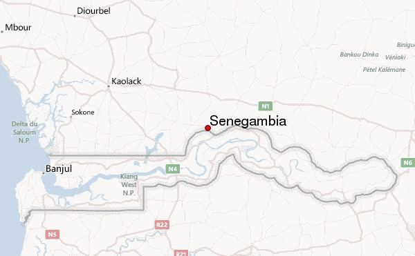 Senegambia Confederation wwwweatherforecastcomplacemapsseSenegambia