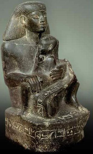 Senenmut Egypt Picture Statue of Senenmut with Neferure