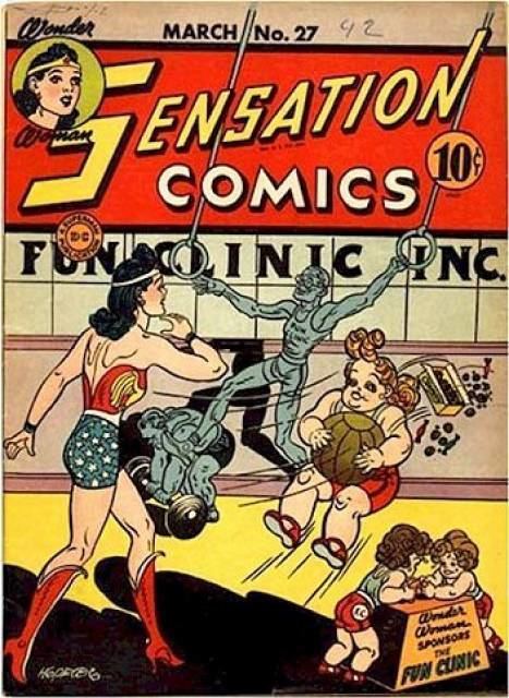 Sensation Comics Sensation Comics 17 The Talking Lion Issue