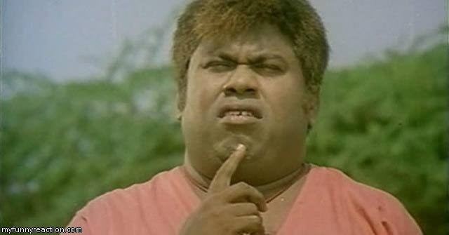 Senthil (actor) Senthil funny thinking reaction FB Comment Image