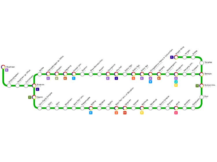 Seoul Subway Station Map