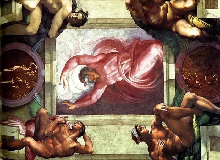 Separation of Light from Darkness Michelangelo39s famous Sistine Ceiling a Renaisance wonder
