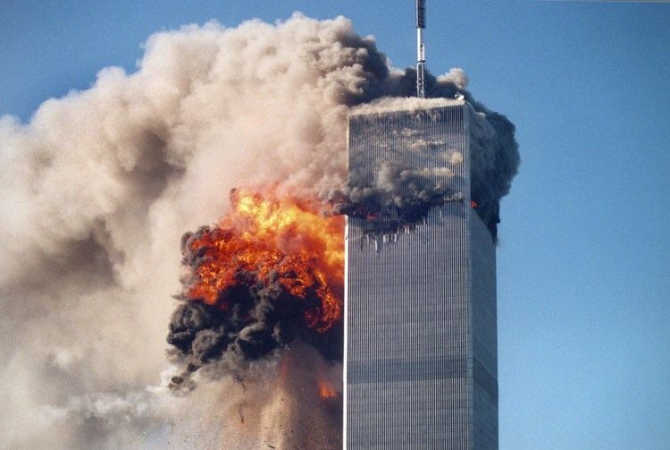 The September 11 attacks on the Twin Tower in New York City caused the tower to burst into fire and collapse.