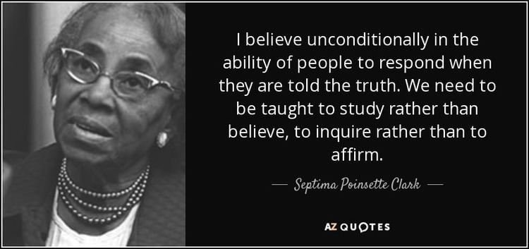 Septima Poinsette Clark TOP 7 QUOTES BY SEPTIMA POINSETTE CLARK AZ Quotes