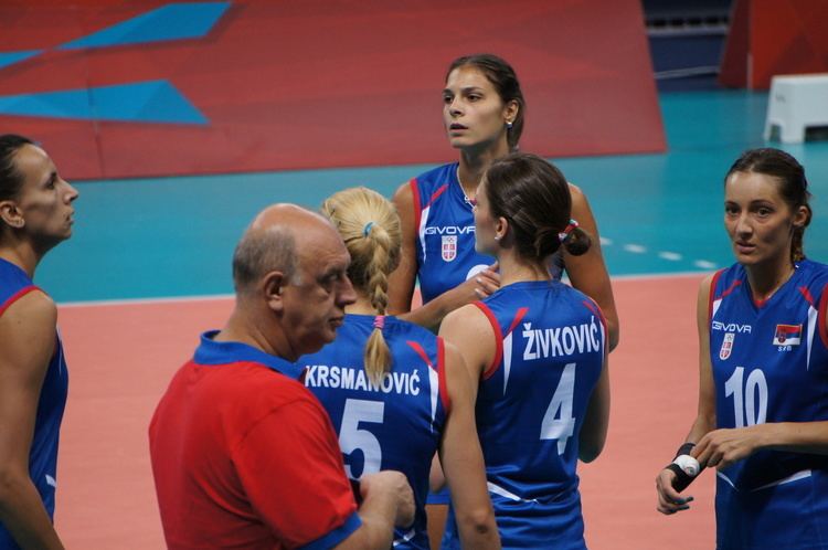 Serbia women's national volleyball team FileSerbia women39s national volleyball team at the 2012 Summer