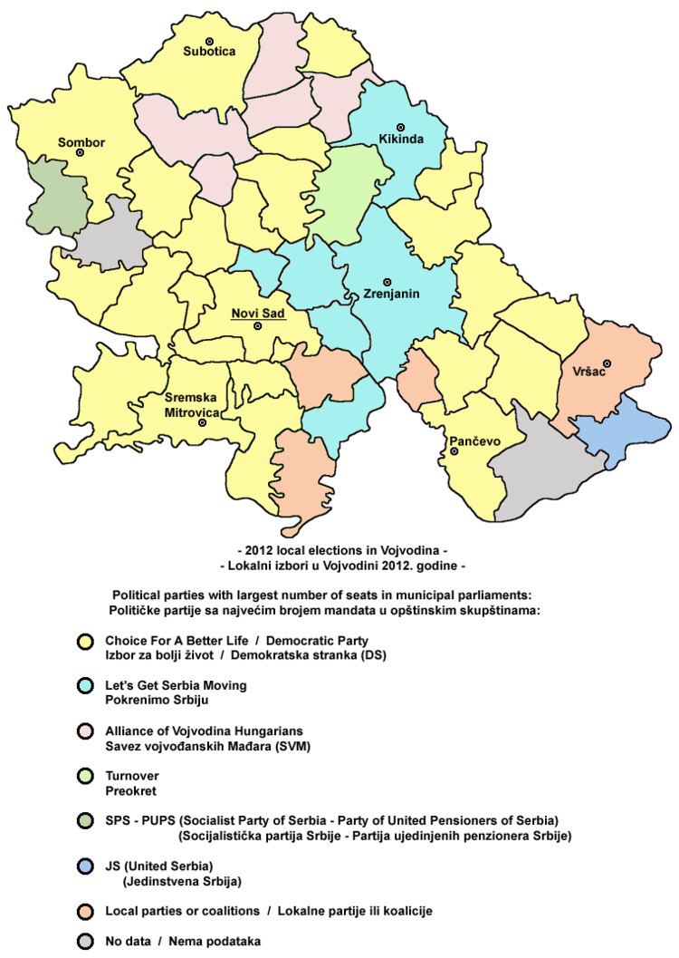 Serbian local elections, 2012