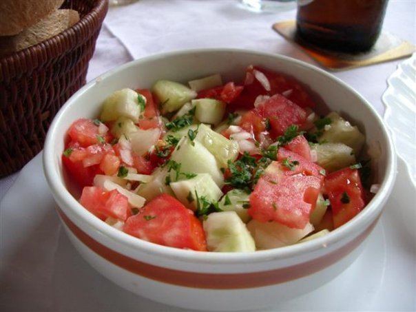 Serbian salad Serbian Tomato Salad Recipe