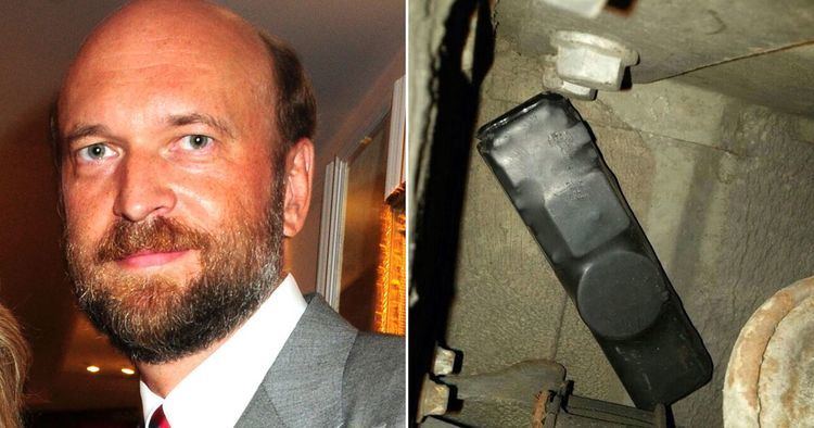 Sergei Pugachev Pictured Suspected homemade car bomb found by Russian