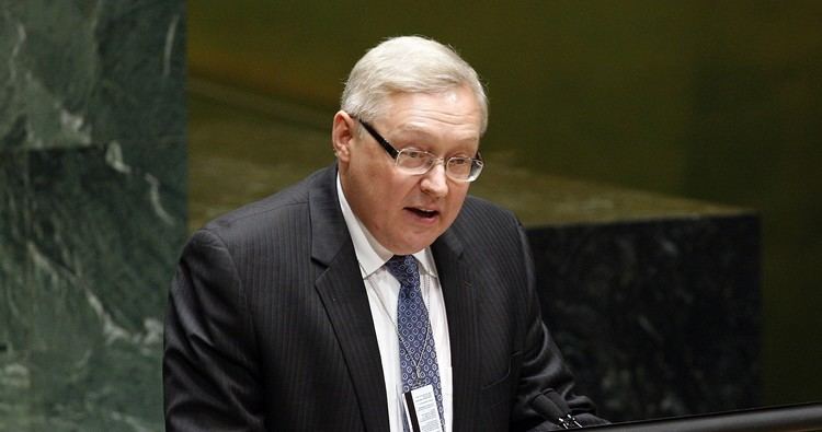 Sergei Ryabkov Russia criticises EU for dropping Syrian rebel arms ban