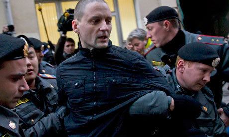 Sergei Udaltsov Protest couple targets of persecution campaign by Vladimir