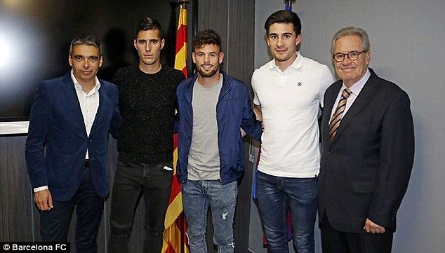 Sergi Guardiola Barcelona cancel contract of new signing Sergi Guardiola after