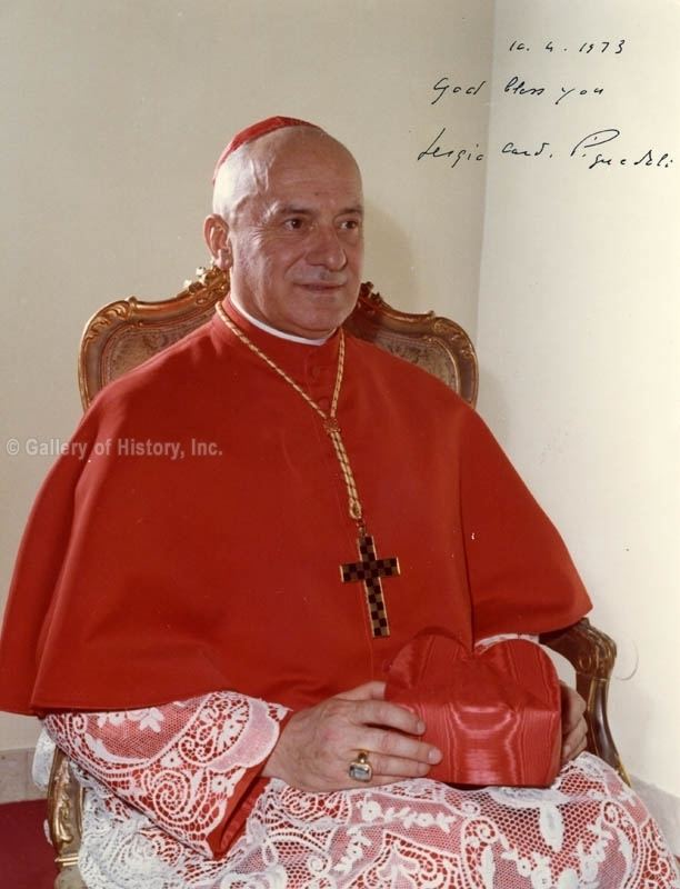 Sergio Pignedoli Cardinal Sergio Pignedoli Photograph Signed 10041973