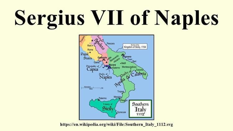 Sergius VII of Naples - YouTube