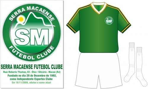 Serra Macaense Futebol Clube Serra Macaense Futebol Clube Maca RJ Novo escudo e uniforme