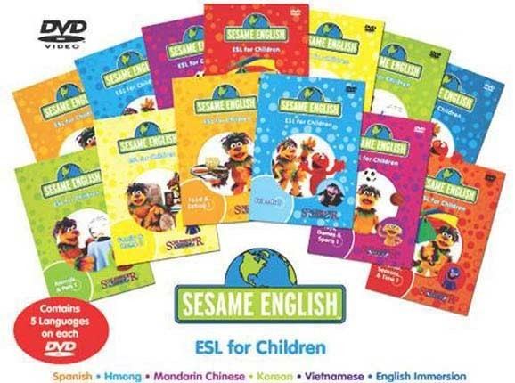 Sesame English Sesame English ESL for Children Chinese Video amp DVD Learn
