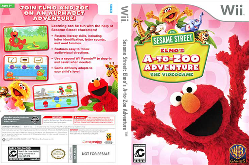 Sesame Street: Elmo's A-to-Zoo Adventure artgametdbcomwiicoverfullUSSS3EWRpng1317736292