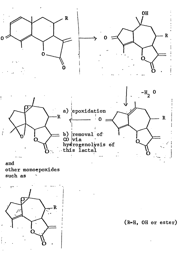 Sesquiterpene lactone Patent EP0098041A2 Sesquiterpene lactones extracts containing