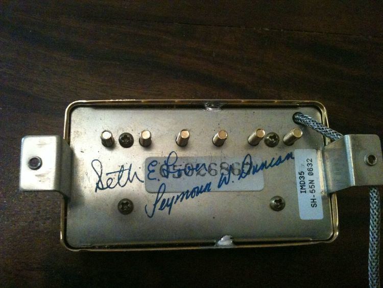 Seth Lover Seymour Duncan SH55N Seth Lover Model Neck Nickel Cover