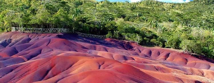 Seven Coloured Earths Chamarel Coloured Earth The 7 Colours of Chamarel of Mauritius