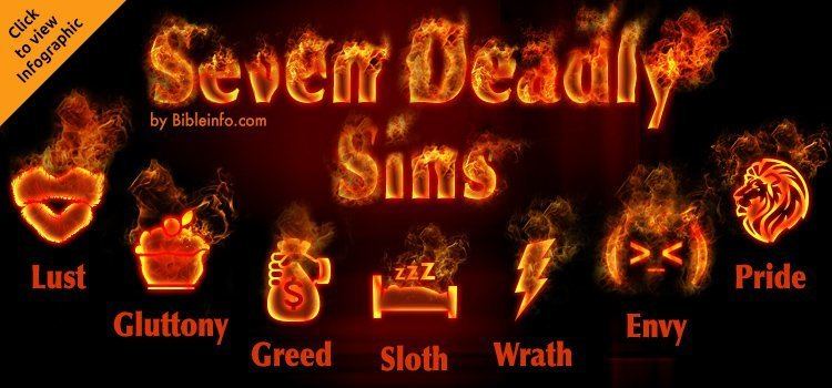 Seven deadly sins What are the seven deadly sins Bibleinfocom