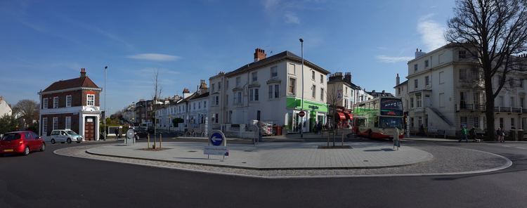 Seven Dials, Brighton BRIGHTON SEVEN DIALS NEW ROAD LAYOUT PANORAMA Mapionet