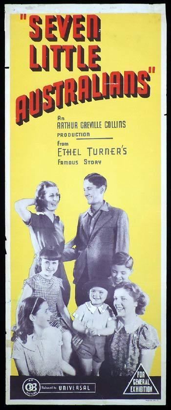 Seven Little Australians (1939 film) SEVEN LITTLE AUSTRALIANS Long Daybill Movie poster 1939 Ethel Turner