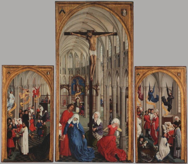 Seven Sacraments Altarpiece van der Weyden The Seven Sacraments