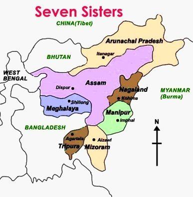 Seven Sister States sevensistersjpg