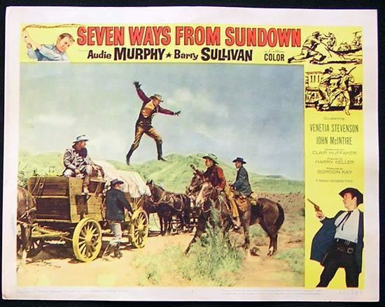 Seven Ways from Sundown SEVEN WAYS FROM SUNDOWN 60 Audie MurphyBarry Sullivan US Lobby card 8