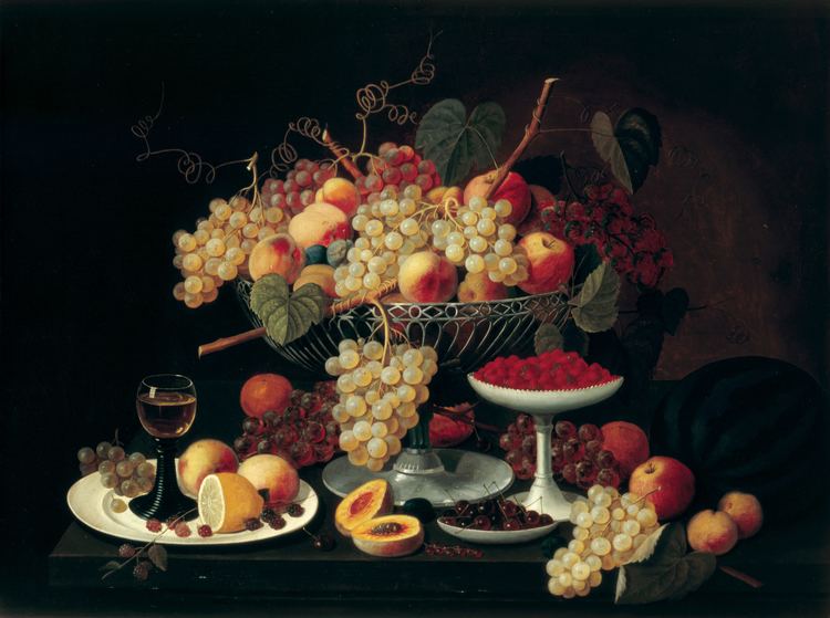 Severin Roesen FileSeverin Roesen Still Life With Fruit 1850jpg