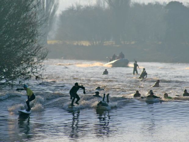 Severn bore The Severn Bore in Gloucestershire 2017 Gloucestershire sport